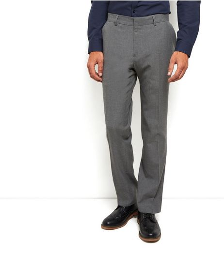 Grey Slim Leg Trousers | New Look