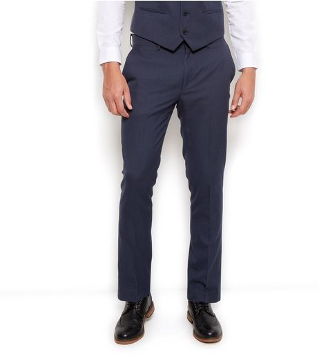 Blue Slim Fit Suit Trousers | New Look