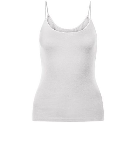 Teens White Strappy Vest | New Look