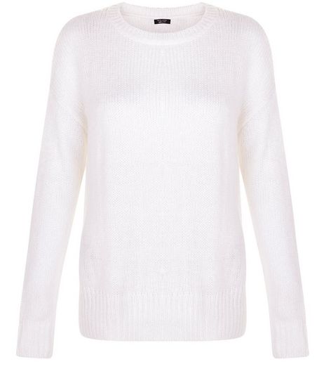 White Boxy Jumper | New Look