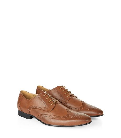 Brown Lace Up Charlie Brogues | New Look