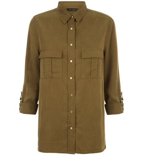 Khaki Utility Shirt | New Look