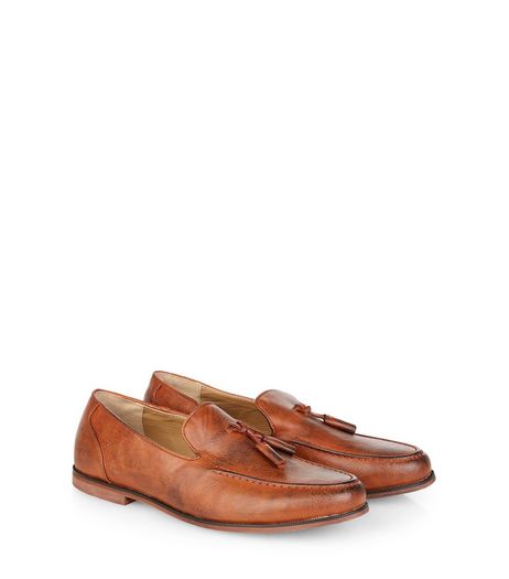 Tan Tassel Front Loafers | New Look