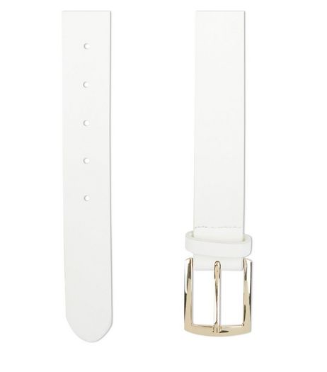 Curves White Jeans Belt | New Look