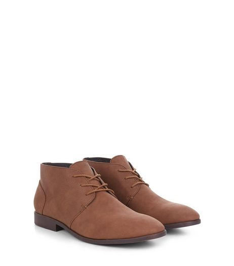 Tan Faux Nubuck Chukka Boots | New Look