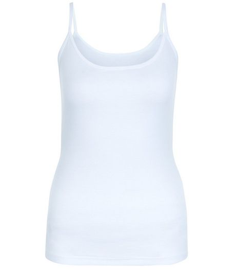 White Scoop Neck Cami | New Look