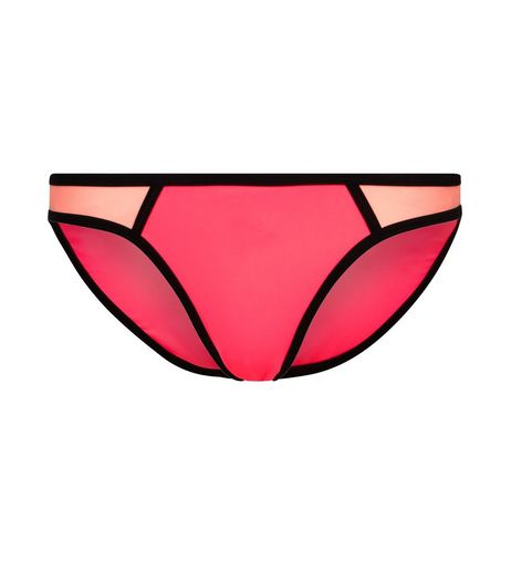 Pink Colour Block Bikini Bottoms | New Look