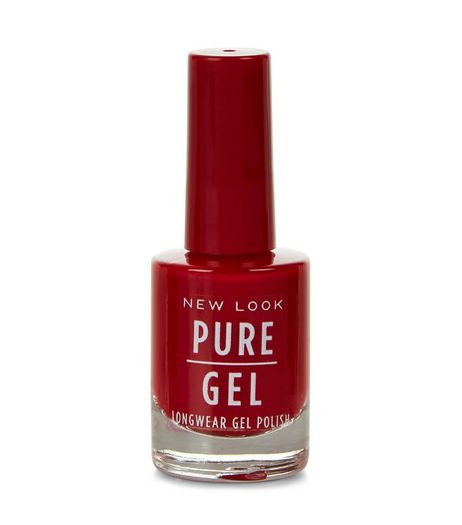 Pure Colour Red Gel Nail Polish | New Look
