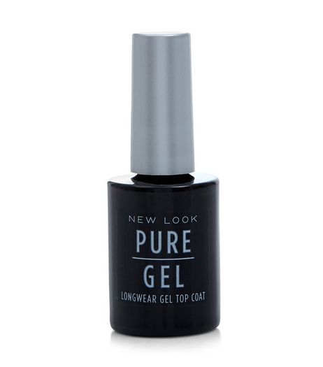 Pure Colour Clear Gel Top Coat Nail Polish | New Look