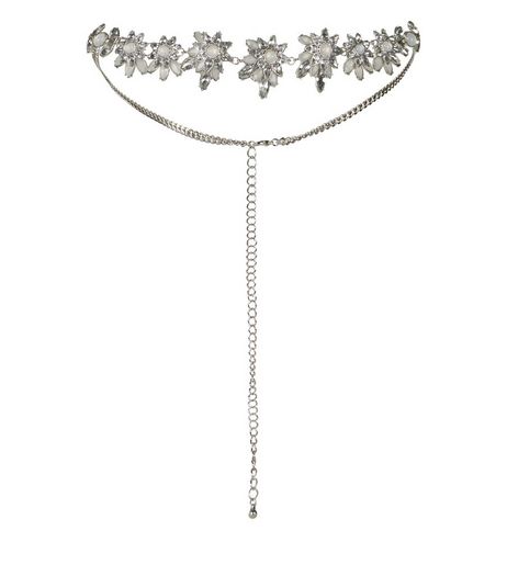 Silver Floral Chain Belt | New Look