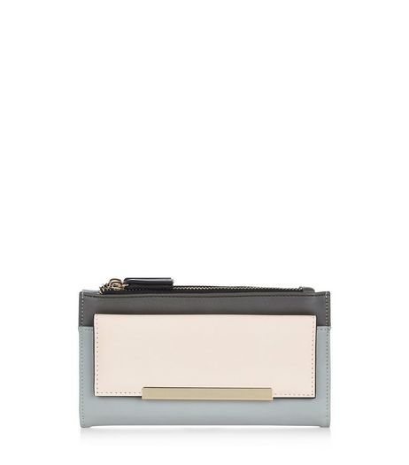 Grey Fold Over Pocket Purse | New Look