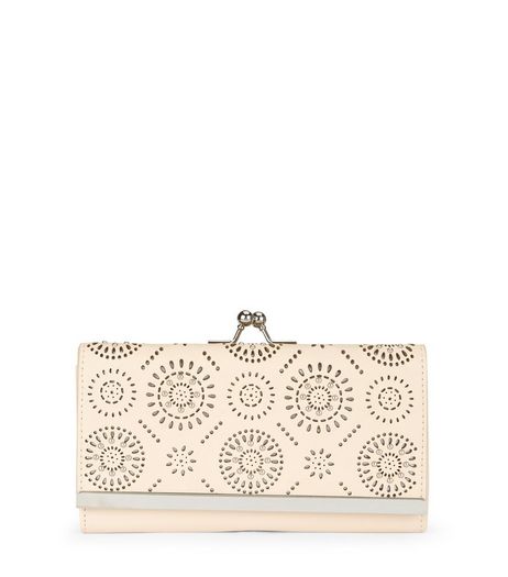 Stone Laser Cut Out Clip Frame Purse | New Look