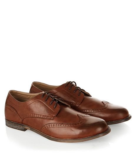 Tan Lace Up Brogues | New Look
