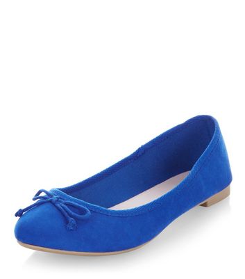 cobalt blue ballet pumps