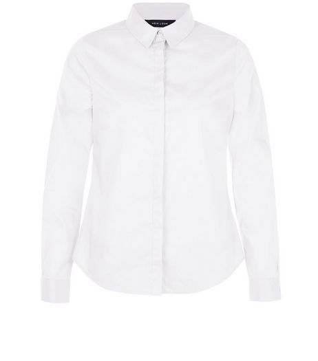 White Long Sleeve Shirt | New Look