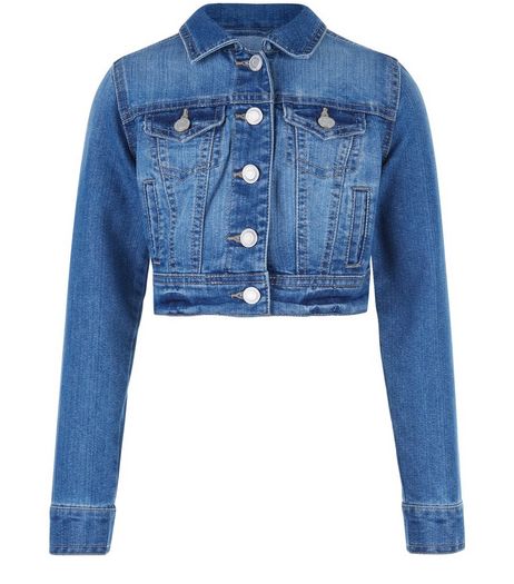 Girls Blue Denim Jacket | New Look