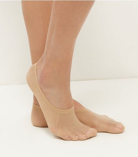 2 Pack Brown Ballerina Socks | New Look