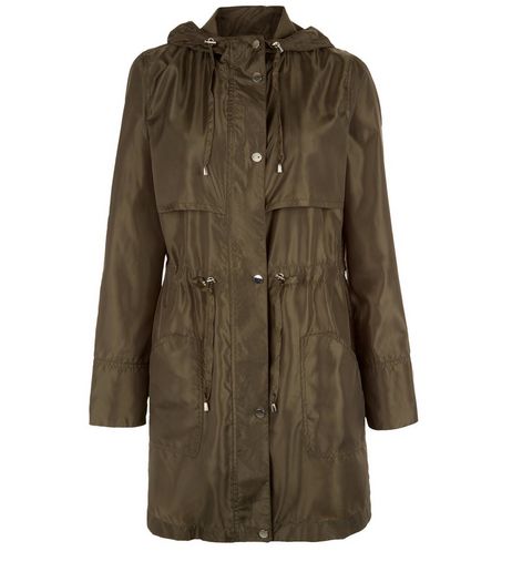 Khaki Hooded Parka | New Look