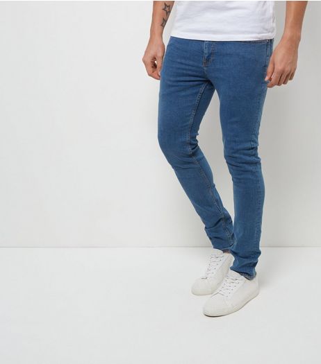 Blue Stonewash Skinny Jeans | New Look