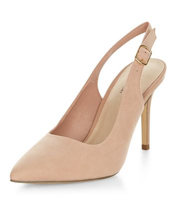 cream pointed stilettos