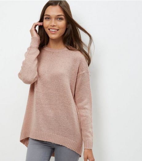 Tall Pink Boxy Jumper | New Look