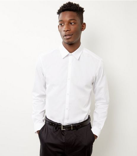 White Long Sleeve Shirt | New Look