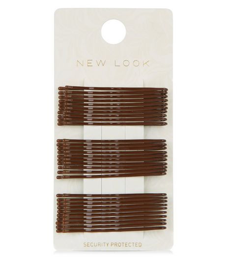 Brown Kirby Grips | New Look