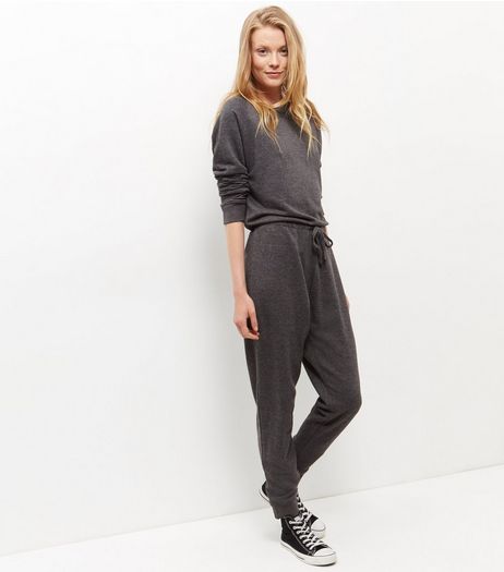 Grey Sweater Jumpsuit | New Look