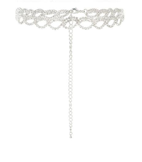 Crystal Loop Necklace | New Look