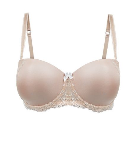 Shell Pink DD+ Lace Bra | New Look