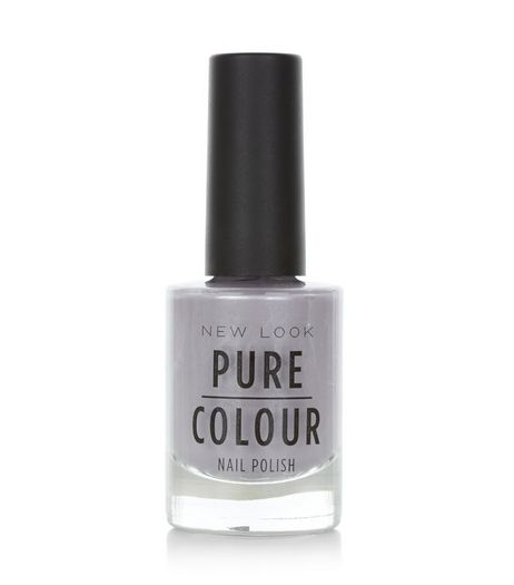 Pure Colour Grey Nail Polish | New Look
