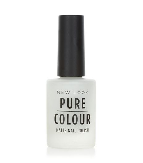 Pure Colour White Matte Nail Polish | New Look