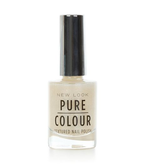 Pure Colour White Textured Nail Polish | New Look