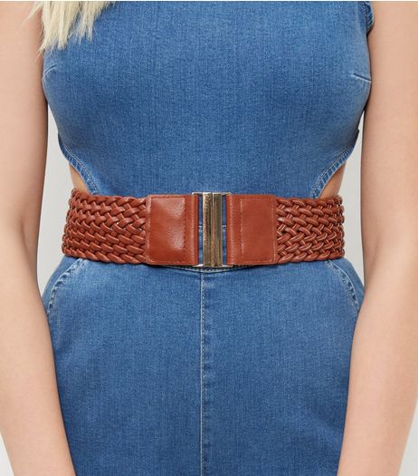 Tan Woven Belt | New Look