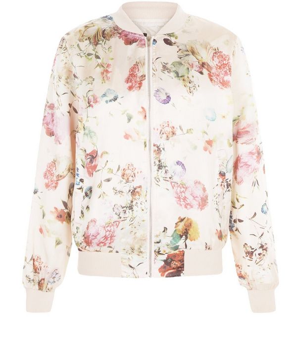 Pink floral bomber jacket – Modern fashion jacket photo blog
