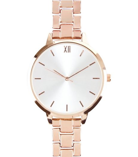 Rose Gold Sports Watch | New Look