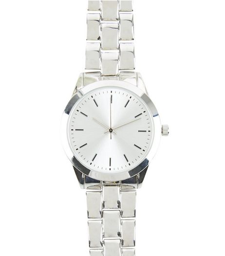 Silver Sports Watch | New Look