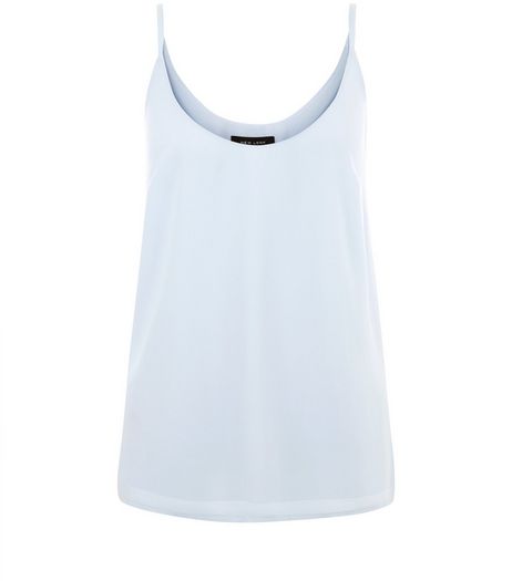 Pale Grey Strappy Cami | New Look
