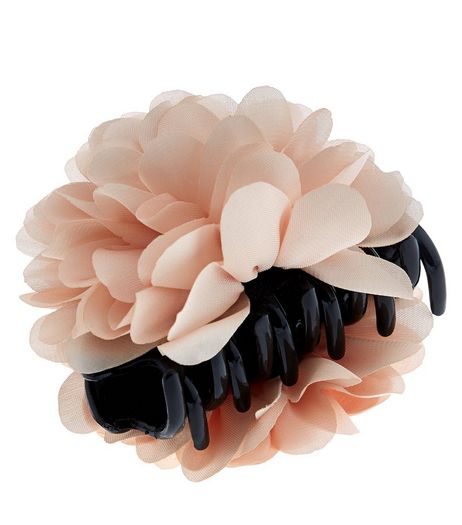 Pink Floral Bulldog Clip | New Look