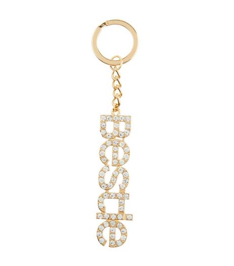 Crystal Bestie Keyring | New Look