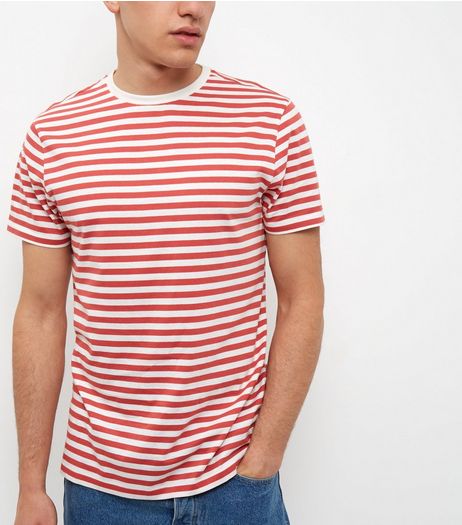 Red Stripe T-Shirt | New Look