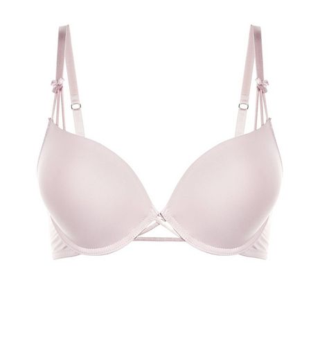 Pink Cross Strap Boost Bra | New Look