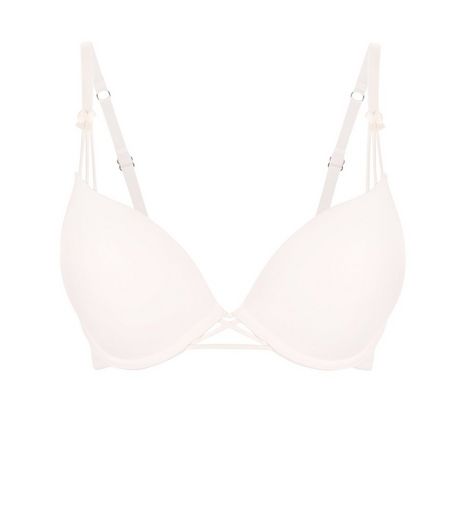 Shell Pink Cross Strap Boost Bra | New Look