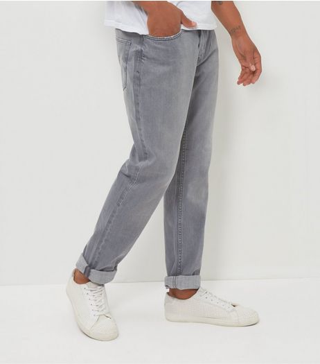 Pale Grey Slim Fit Jeans | New Look