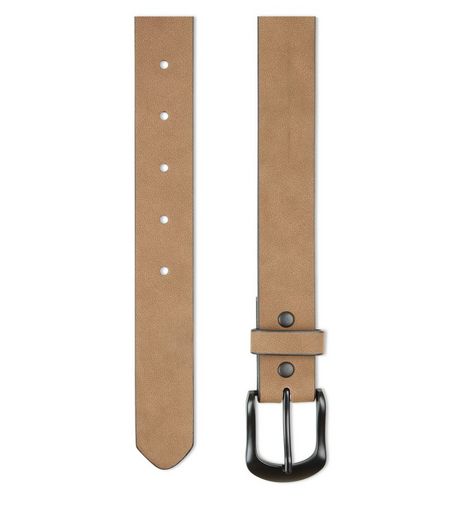 Tan Faux Nubuck Belt | New Look