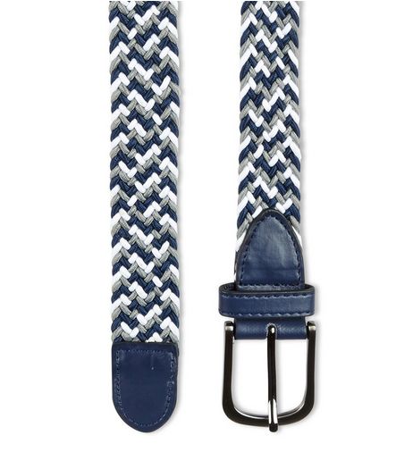 Blue Braid Elasticated Belt | New Look