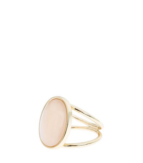 Pink Shell Stone Ring | New Look