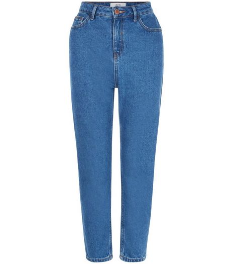Dark Blue Mom Jeans | New Look