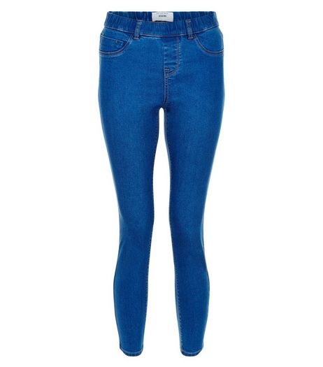 Petite 28in Blue Jeggings | New Look
