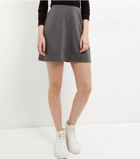Grey Mini Skirt | New Look